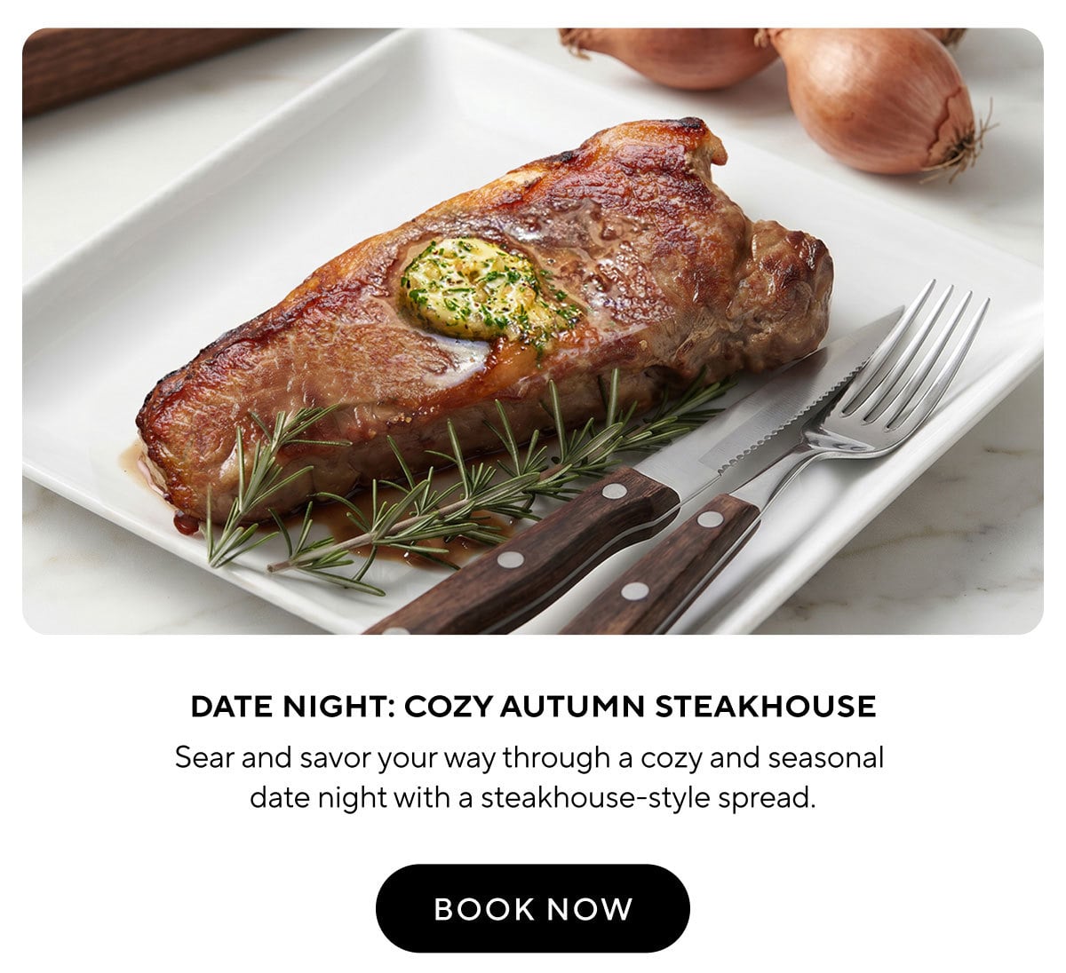 Date Night: Cozy Autumn Steakhouse