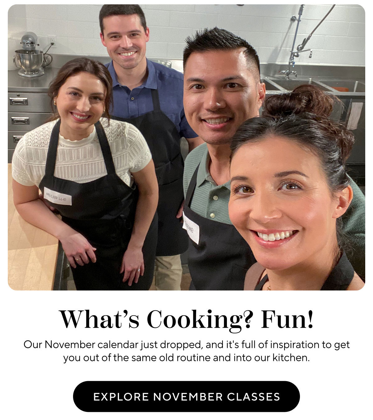 Explore November Classes