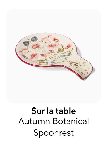Sur la table Autumn Botanical Spoonrest