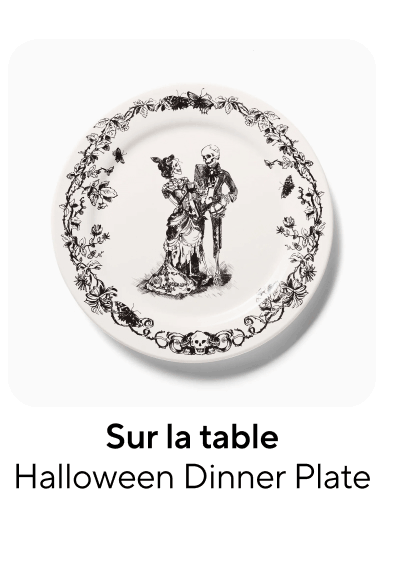 Sur la table Halloween Dinner Plate