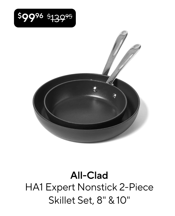 All-Clad HA1 Expert Nonstick 2-Piece Skillet Set, 8