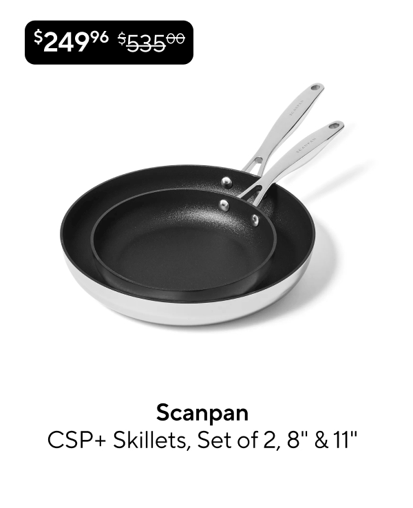 Scanpan CSP+ Skillets, Set of 2, 8