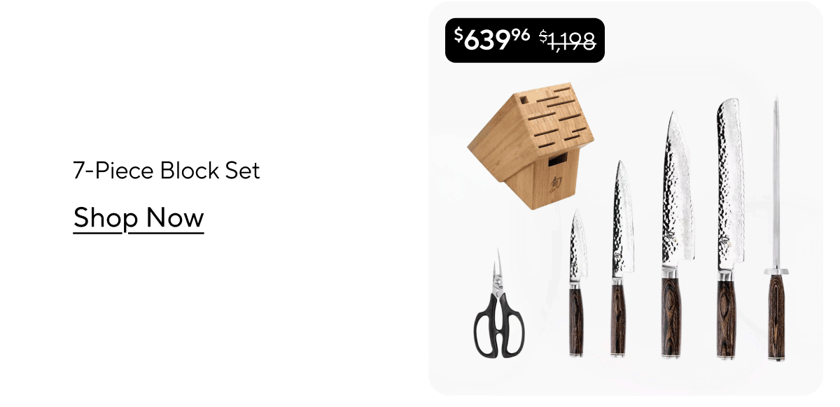Shun Premier 7-Piece Block Set
