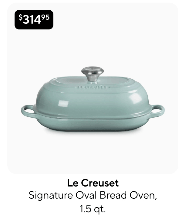 Le Creuset Signature Oval Bread Oven, 1.5 qt.