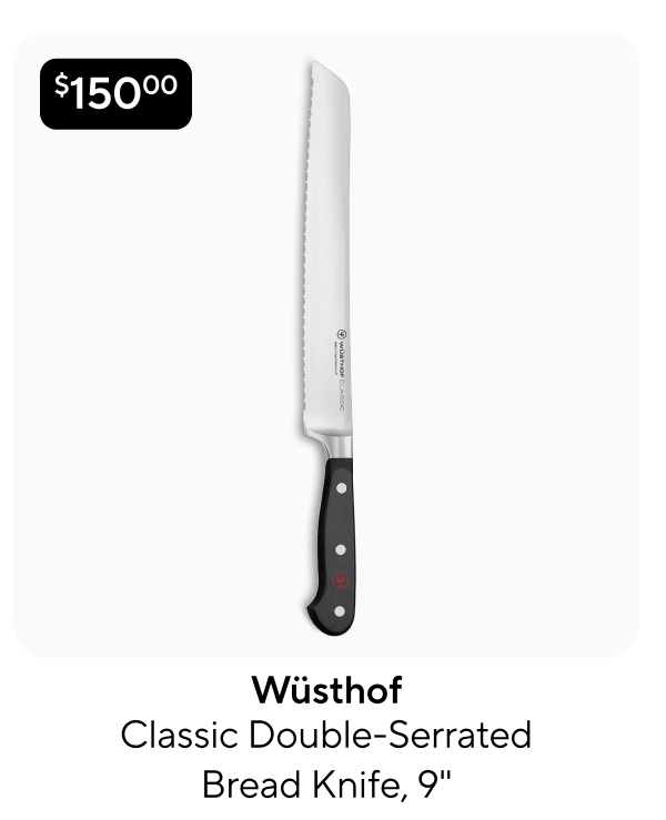 Wüsthof Classic Double-Serrated Bread Knife, 9
