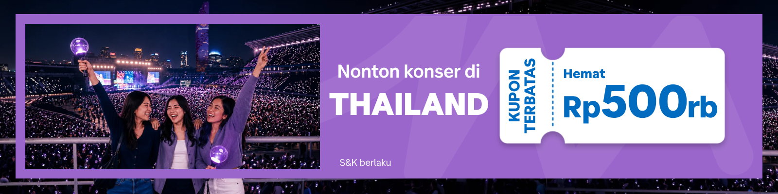 Nonton Konser Impian di Thailand