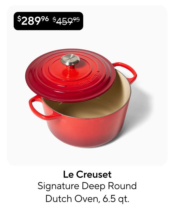 Le Creuset Signature Deep Round Dutch Oven, 6.5 qt.