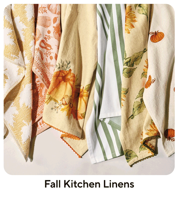 Fall Kitchen Linens