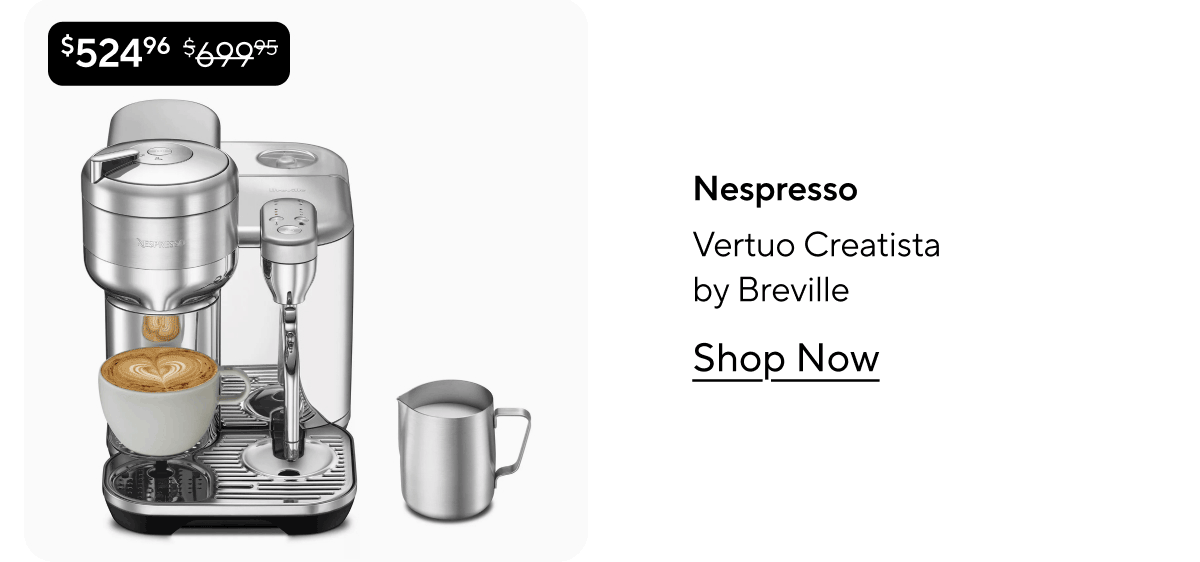 Nespresso Vertuo Creatista by Breville