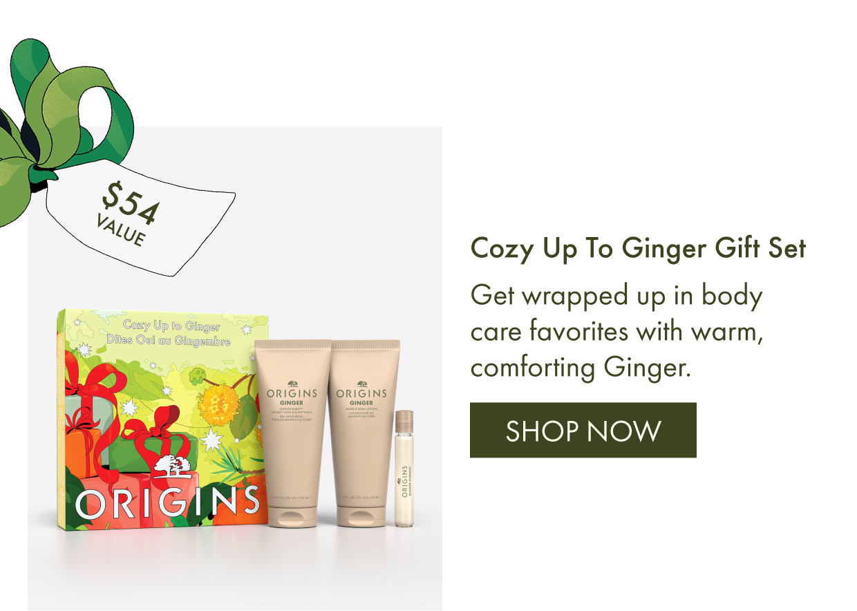 Cozy Up To Ginger Gift Set| Get wrapped up in body care favorites with warm, comforting Ginger. | SHOP NOW