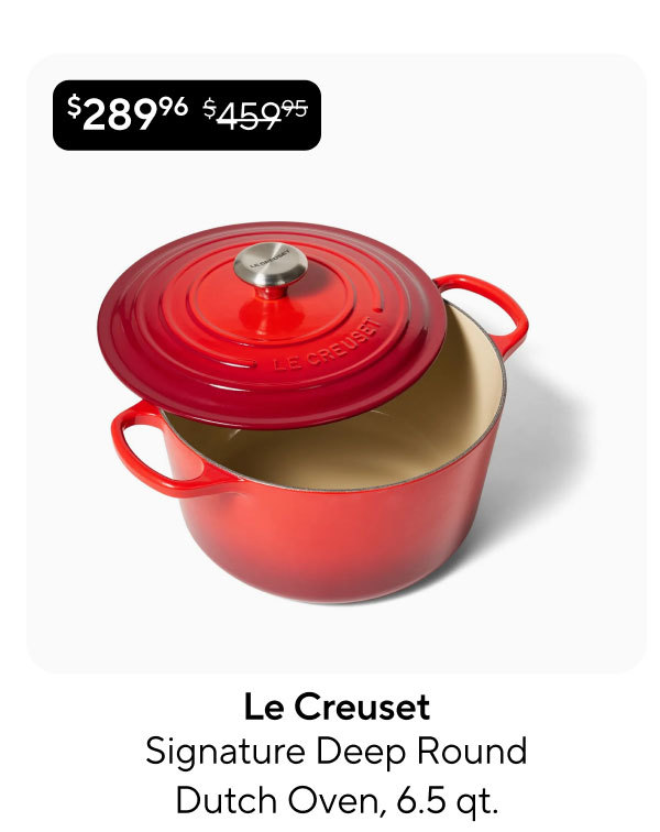 Le Creuset Signature Deep Round Dutch Oven, 6.5 qt.