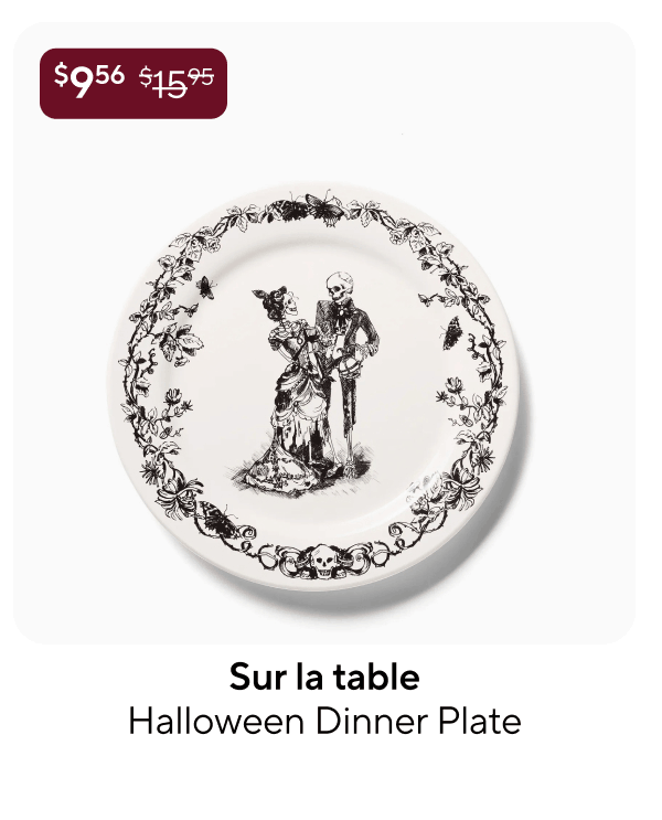 Sur la table Halloween Dinner Plate