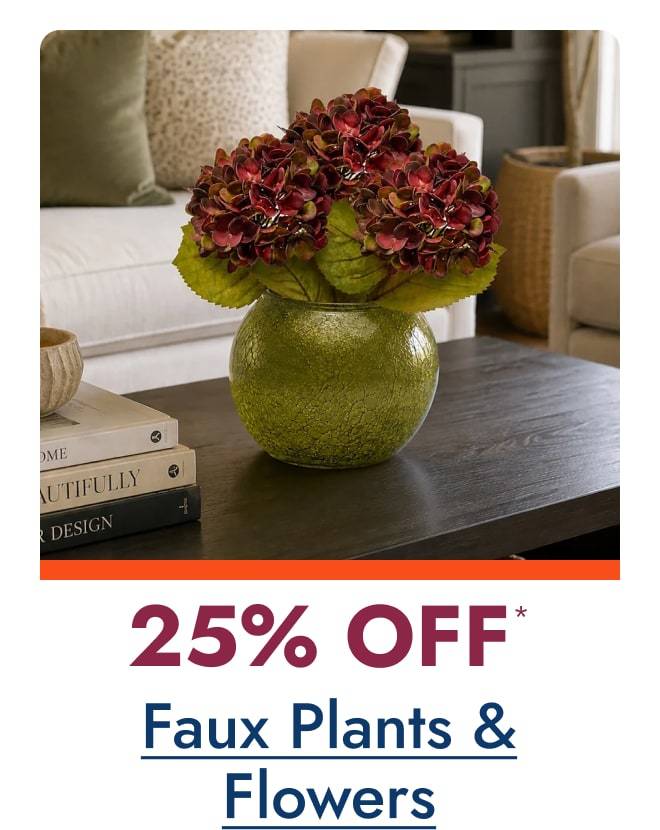 Faux Plants & Flowers