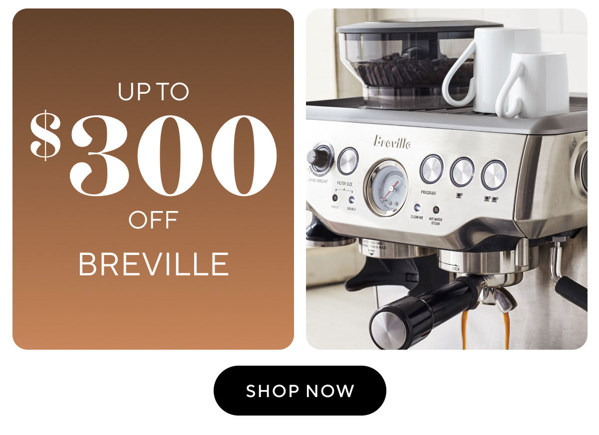 Breville Espresso up to 20%/$300 off 9/27-10/12