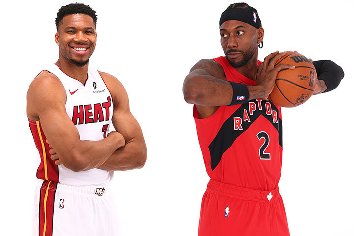 Giannis Antetokounmpo, Kawhi Leonard
