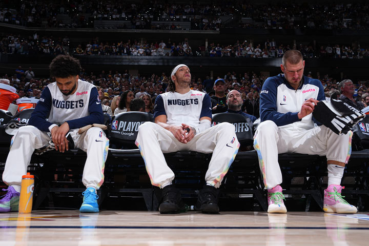 Jamal Murray, Aaron Gordon, Nikola Jokić