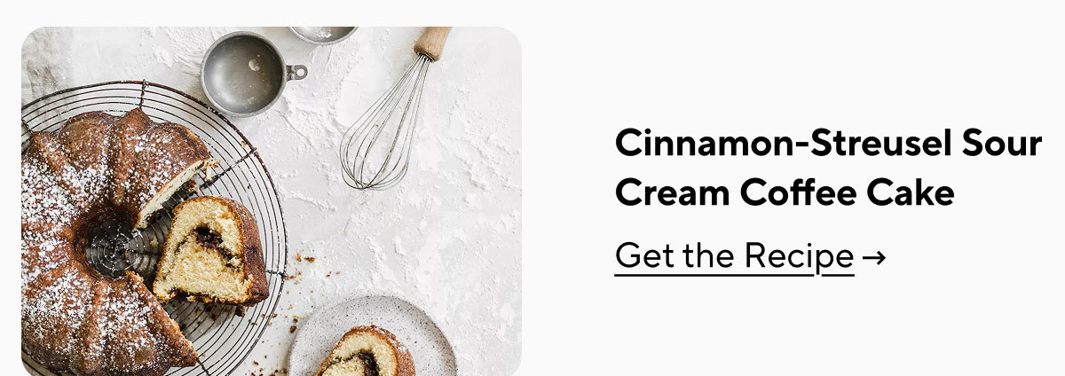 Cinnamon Streusel Sour Cream Coffee Cake