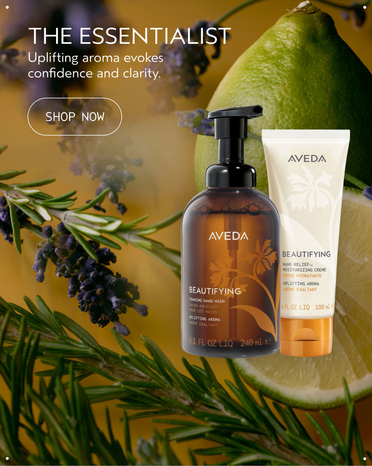 THE ESSENTIALIST | Uplifting aroma evokes confidence and clarity. | SHOP NOW