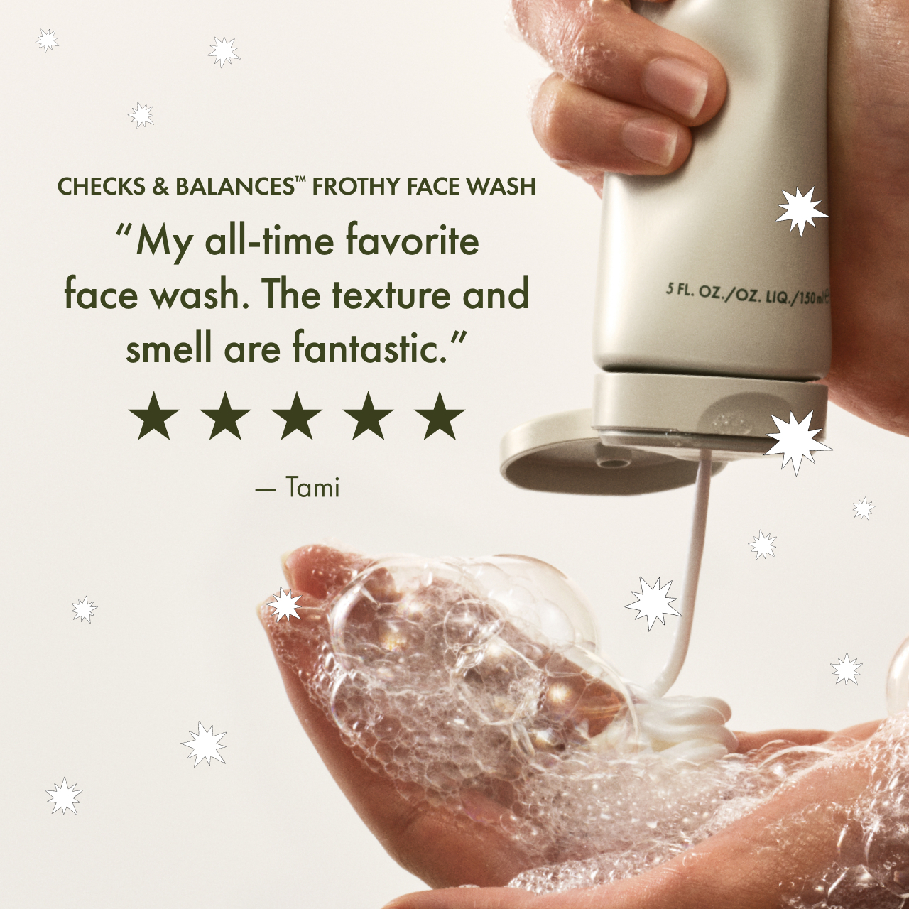 Checks & Balances™ Frothy Face Wash