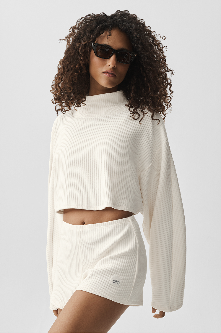 Ribbed Cropped Reset Long Sleeve