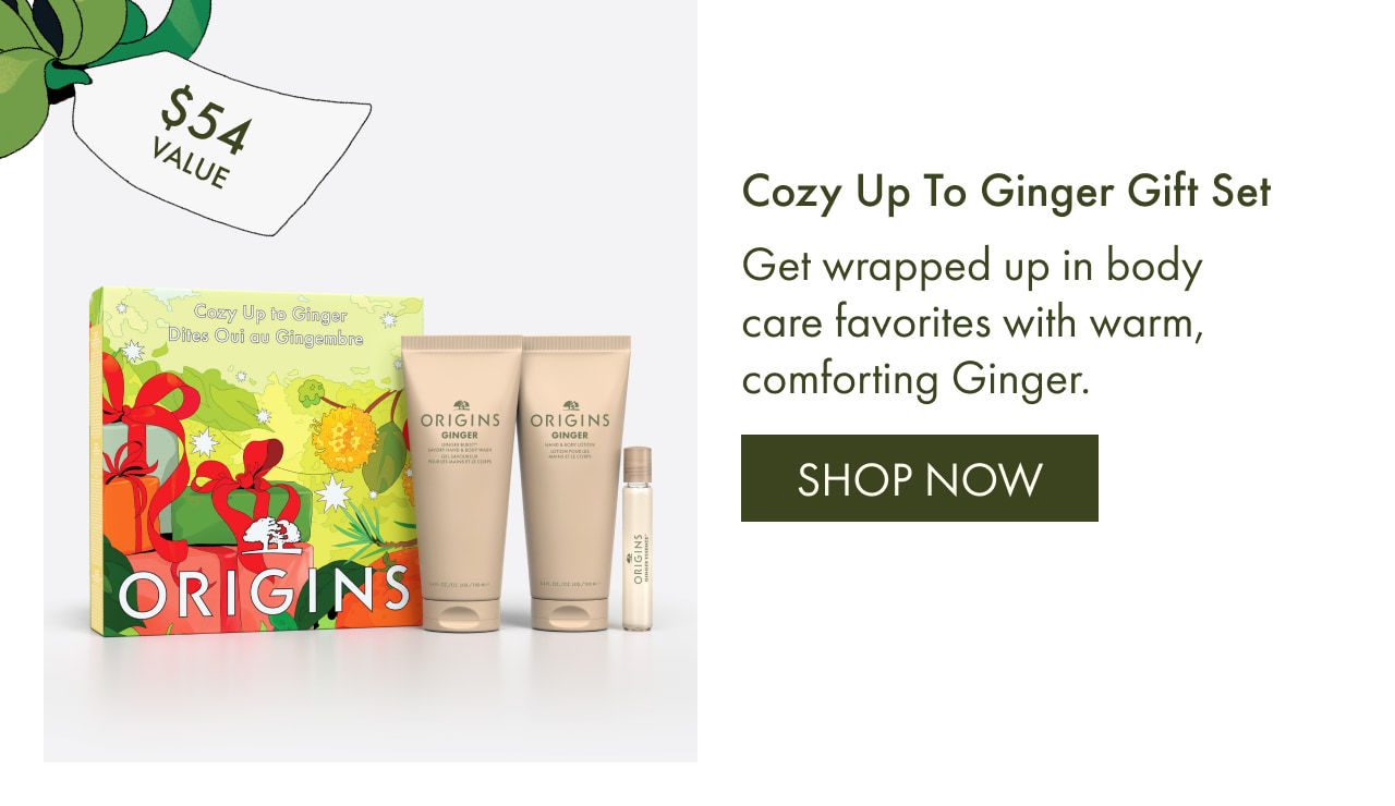 Cozy Up To Ginger Gift Set | $54 VALUE | Get wrapped up in body care favorites with warm, comforting Ginger. | SHOP NOW