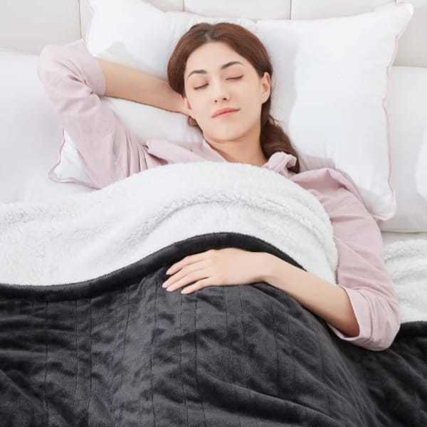 Flannel & Sherpa Heated Blankets From $34