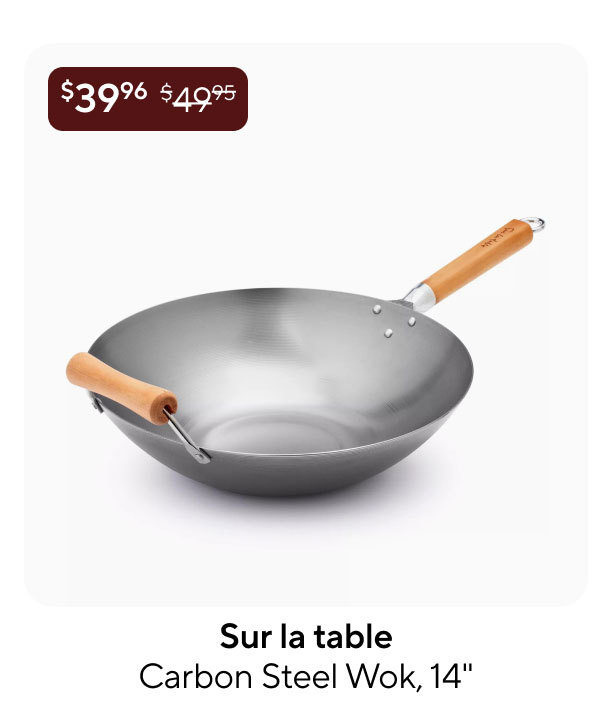 Sur la table Carbon Steel Wok, 14