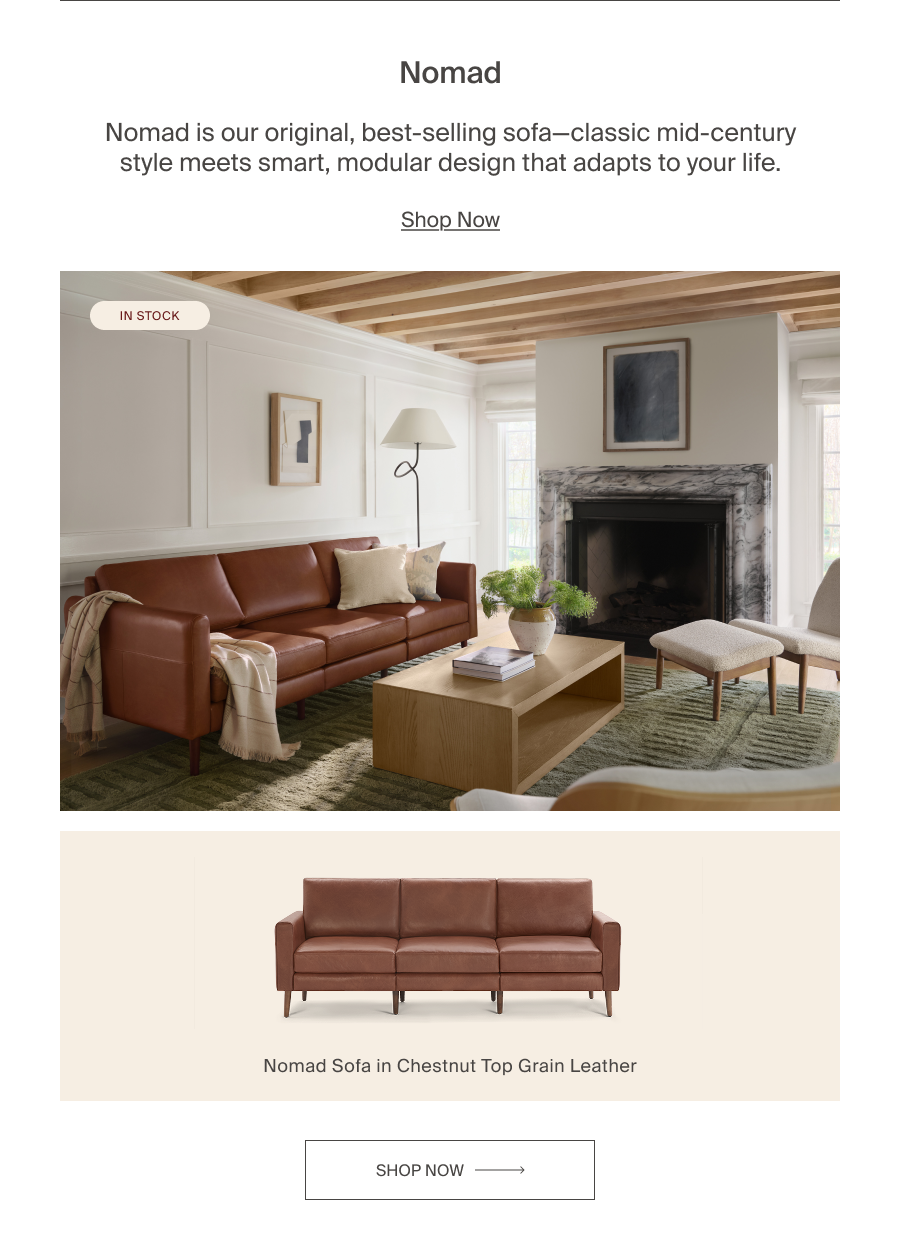 Nomad Leather Club Chair