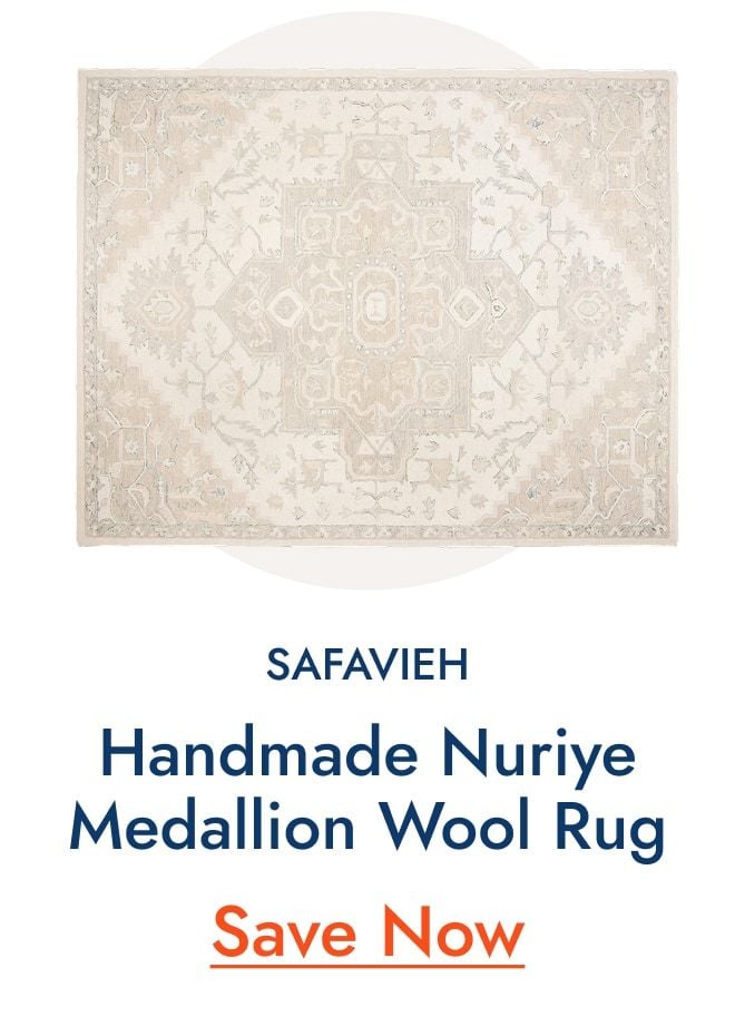 SAFAVIEH Handmade Nuriye Medallion Wool Rug