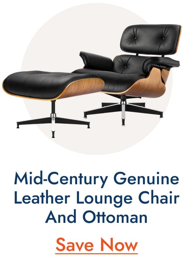 Mid-Century Lounge Chair & Ottoman