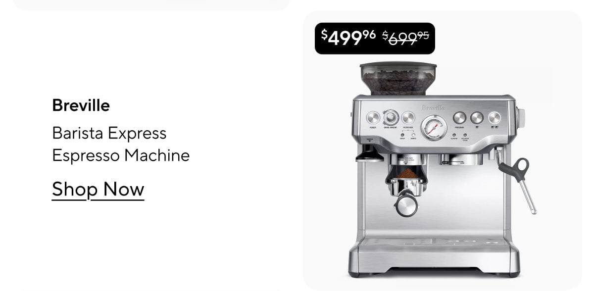 Breville Barista Express Espresso Machine