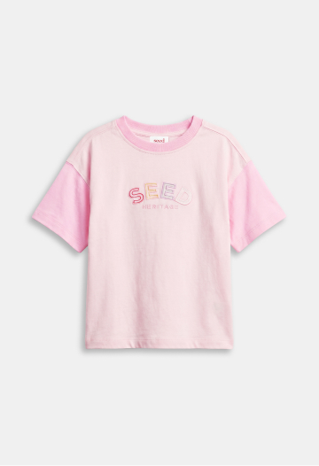 Colour Block Logo Tee