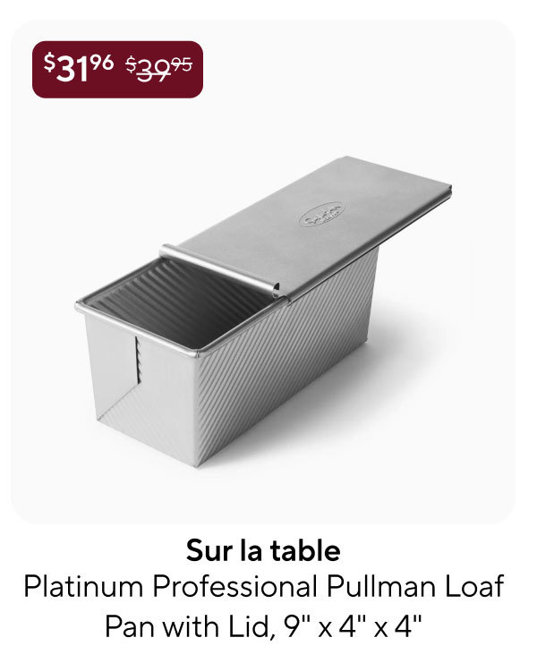 Sur la table Platinum Professional Pullman Loaf Pan with Lid