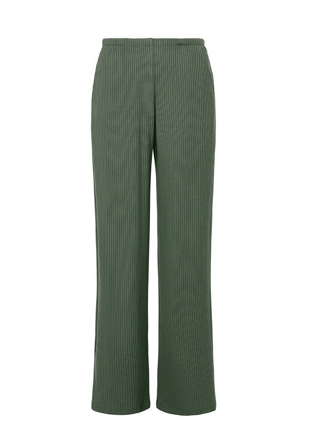 Ribbed Mid-Rise Reset Pant