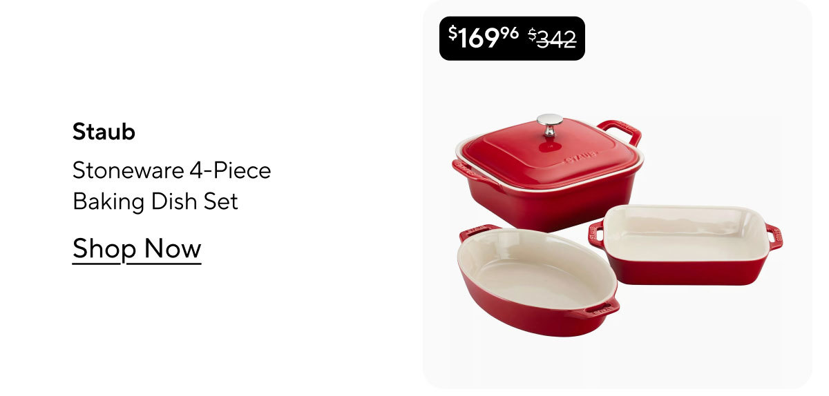 Staub Stoneware 4-Piece Baking Dish Set