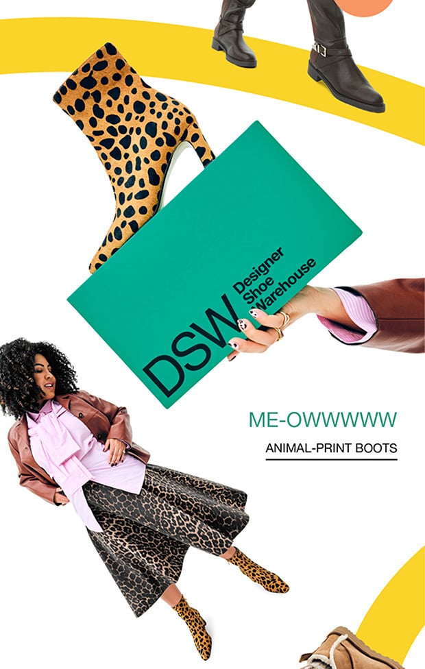 Me-Owwwww - Animal-Print Boots