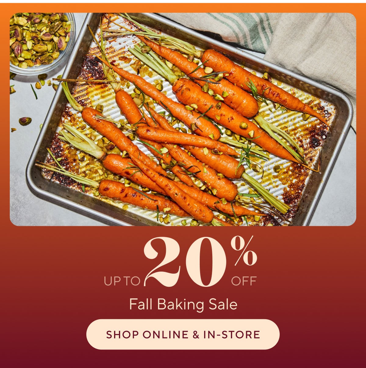 Fall baking sale save on sheet pans