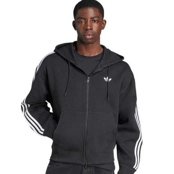 Adidas Oversized Zip-Up Hoodie $24