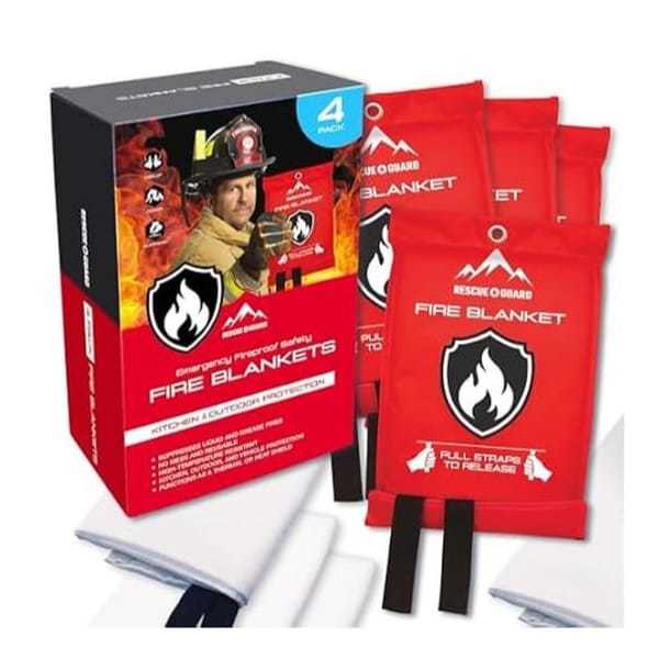 4pk Fire Blankets $15 Shipped
