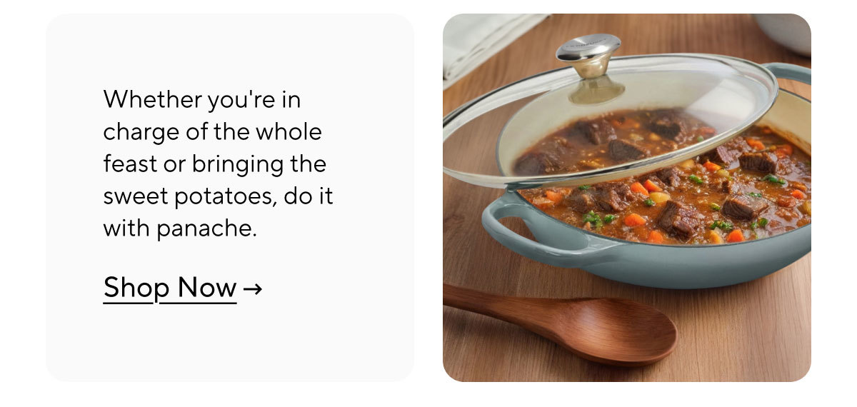 Le Creuset Buffet Casserole with Glass Lid, 3.5 qt