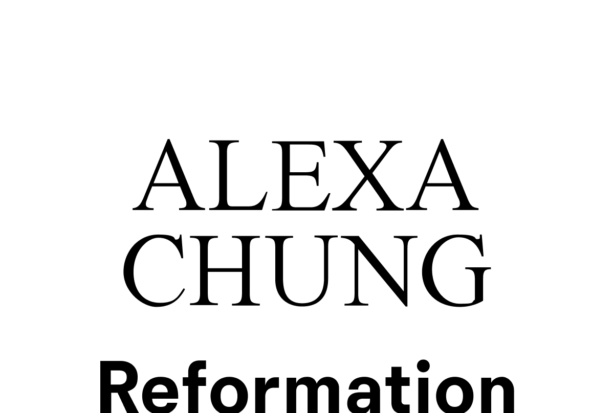 REFORMATION X ALEXA CHUNG