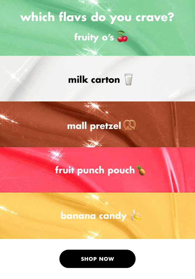 5 nostalgic flavors