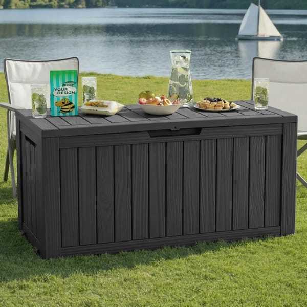 75-Gallon Deck Box on Rollers $60