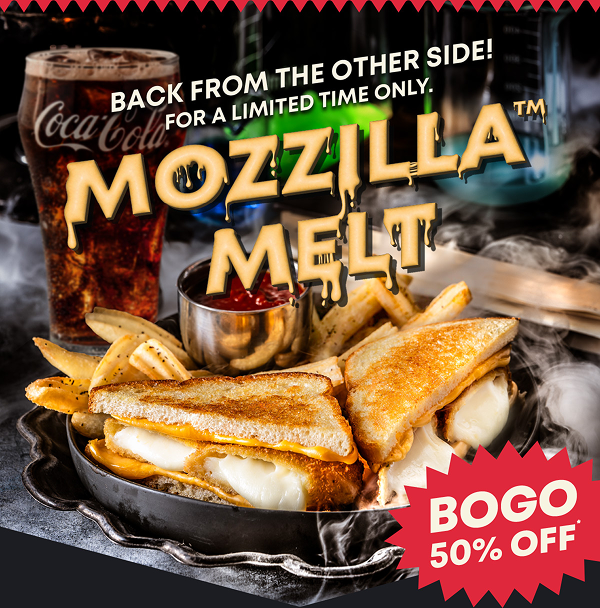 Back From The Other Side! For A Limited Time Only. - Mozilla Melt&trade; - Bogo 50% Off* - Coca-Cola