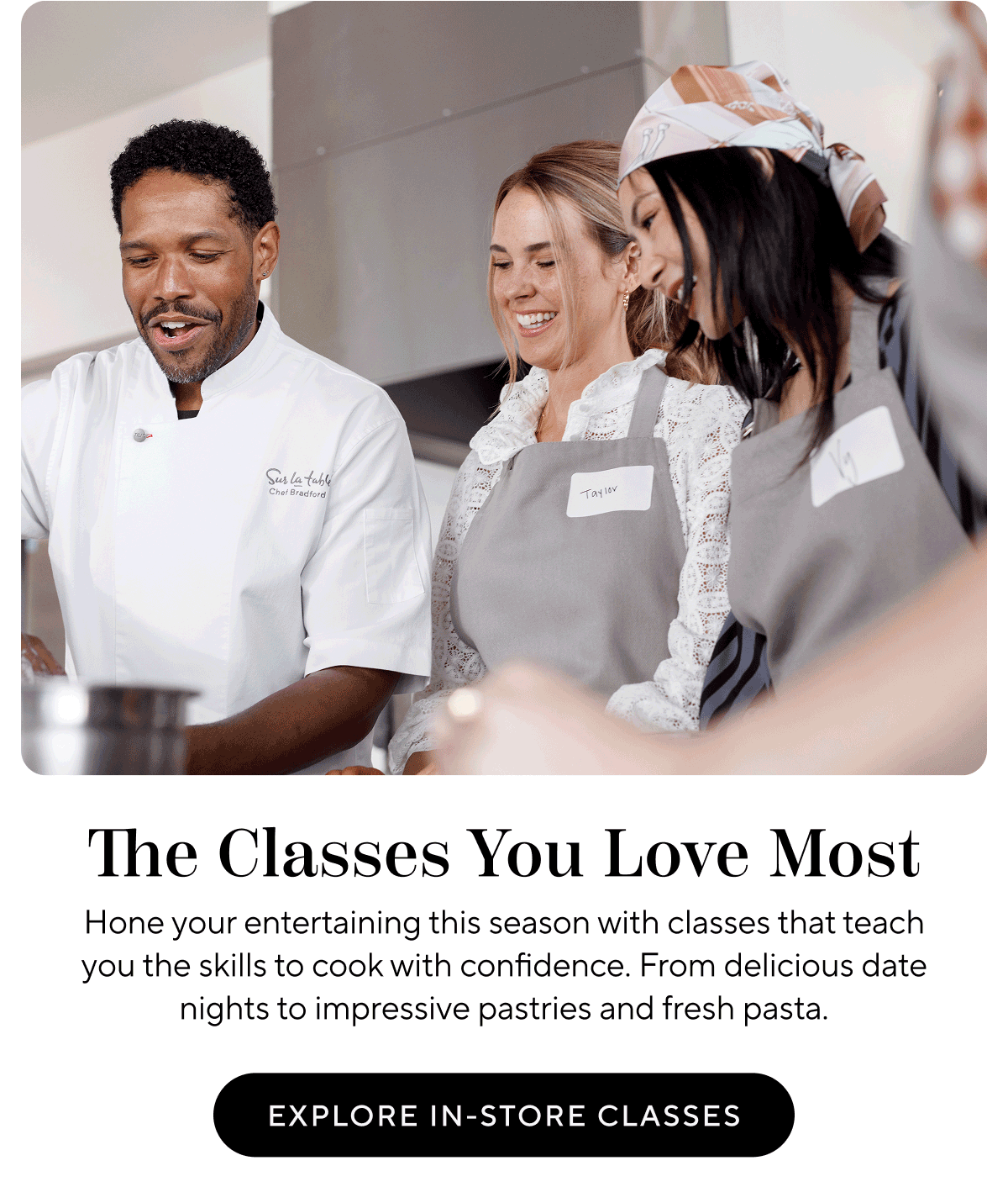 Instore Cooking Class