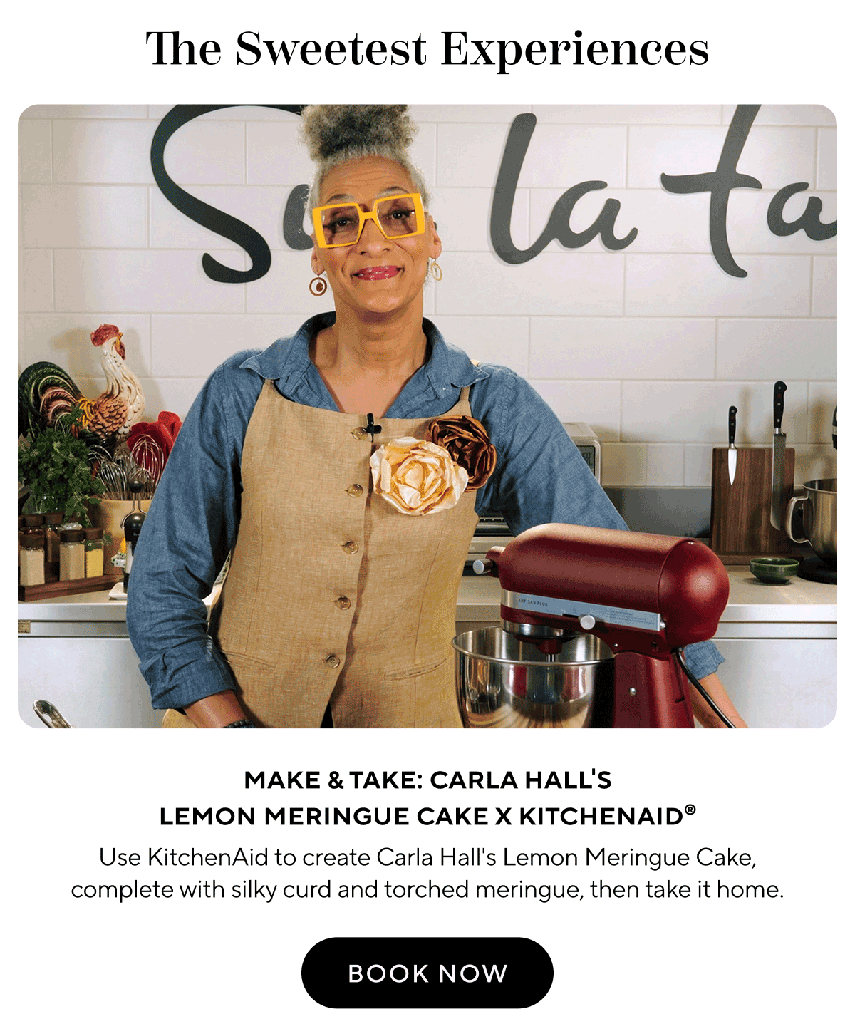 Make & Take: Carla Hall's Lemon Meringue Cake x KitchenAid
