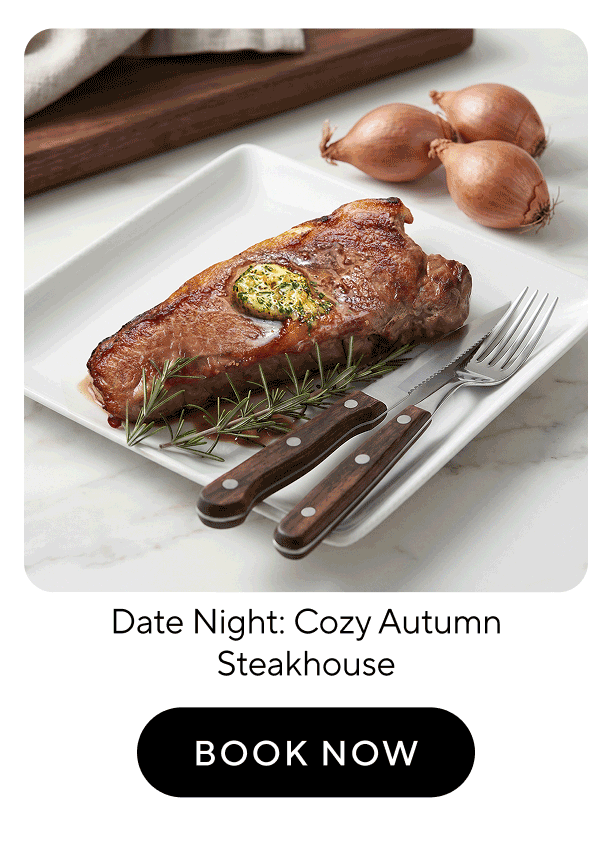 Date Night: Cozy Autumn Steakhouse