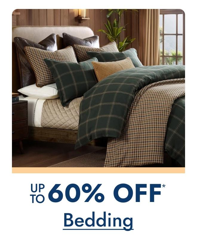 Bedding up to 60% off
