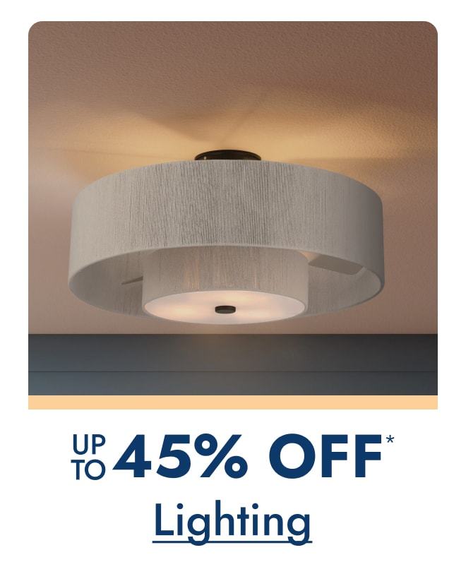 Lighting up to 45% off