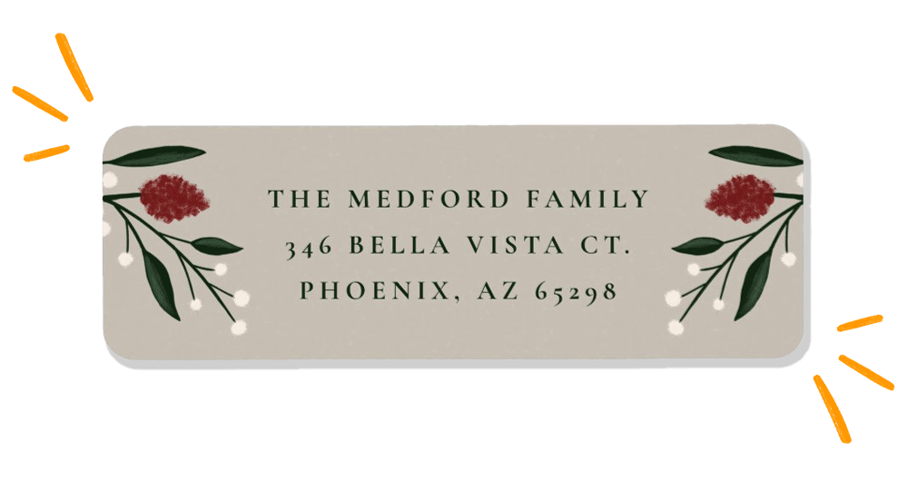 A return address label